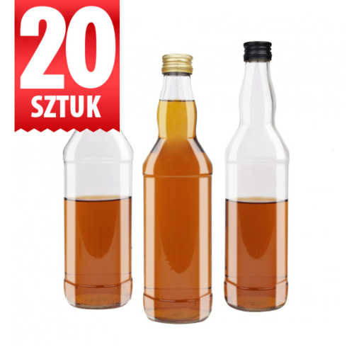 20 sztuk Butelka monopolowa 500 ml 