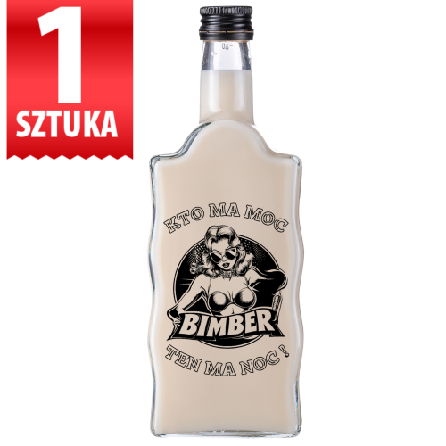 Butelka Warta 500 ml z nadrukiem Kto Ma Moc!