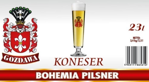 Zestaw piwowarski BOHEMIA PILSNER