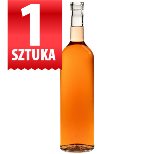 Butelka na wino bezbarwna Bordeaux 750 ml fi 19