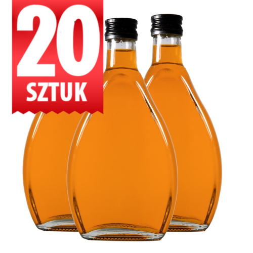 Butelki na nalewki Nigina 250 ml zestaw 20 sztuk 