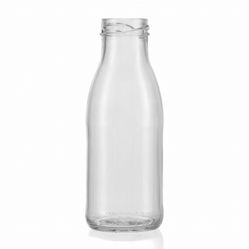 Butelki szklane Smooth 250 ml do soków sezonowych syropów i przecierów owocowych pakiet 5 sztuk