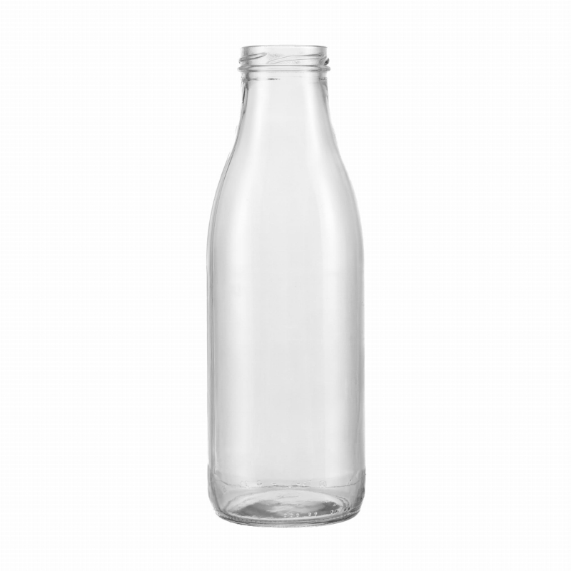 Komplet 5 butelek szklanych Smooth 750 ml z zakrętką do domowych soków i przecierów owocowych