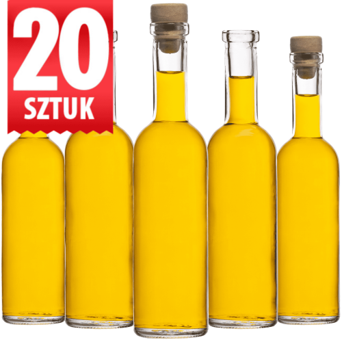 Butelka Cesare 100 ml szklana na nalewkę wino próbki prezenty oliwę  zestaw 20 sztuk 