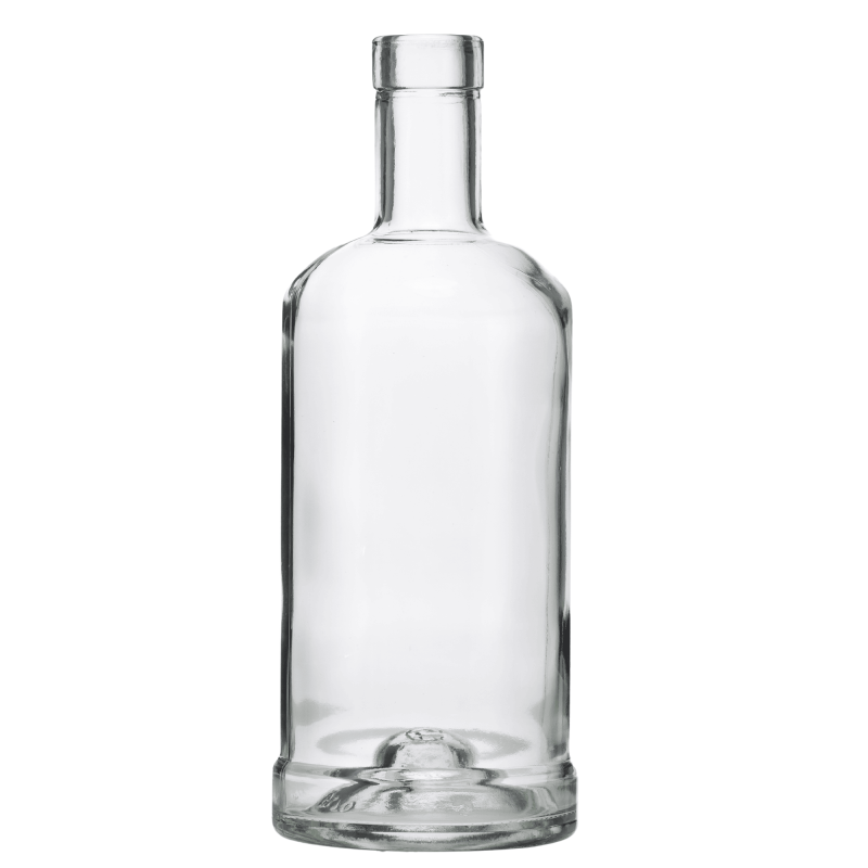 Butelka Statua 500 ml szklana widok z boku korek grzybek fi 19 wysokość 20,5 cm