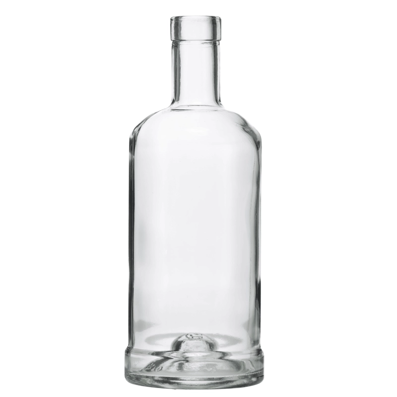 Pusta butelka szklana Statua 500 ml z korkiem syntetycznym fi 19 z zestawu 5 sztuk