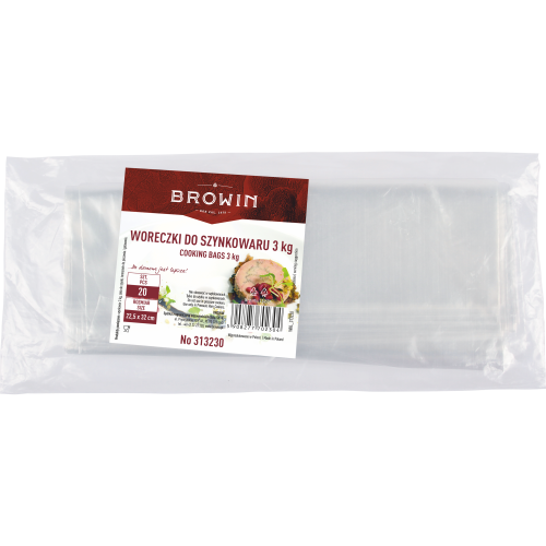 Woreczki foliowe do szynkowara 3,0 kg - 20 szt.