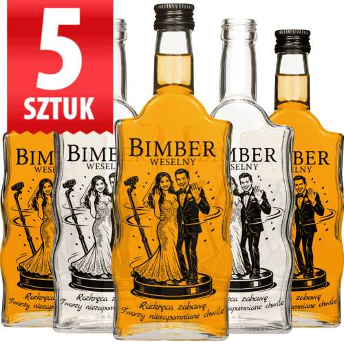 Zestaw 5 sztuk Butelka Warta 500 ml Fotobudka