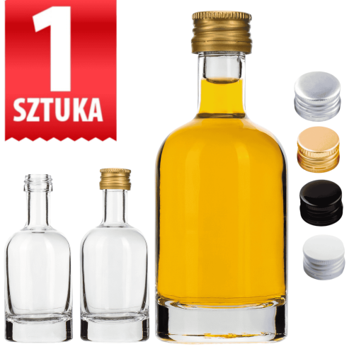 Butelka miniaturowa Tadzio 50 ml fi 18/12 na sok nalewkę wódkę 