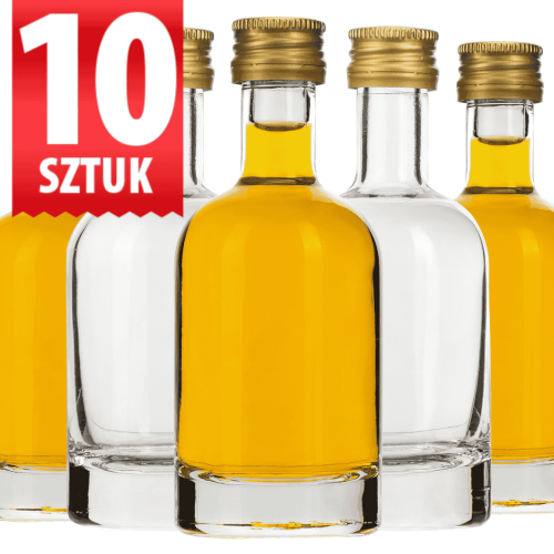Butelka miniaturowa Tadzio 50 ml  na wino wódkę nalewkę 10 sztuk 