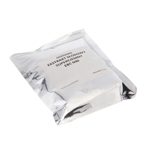 Ekstrakt słodowy EBC 600 Super ciemny sproszkowany 220 gramów