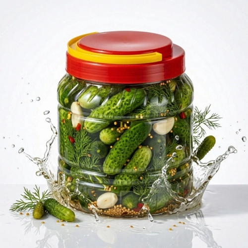 Słój plastikowy PET 2 l z rączką i zakrętką Spichlerz