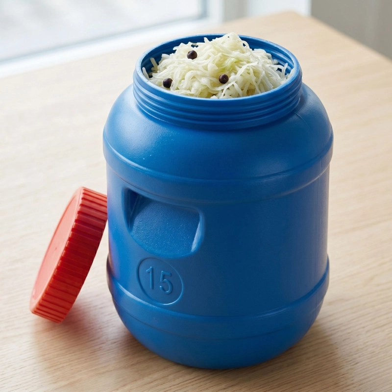 Zbiornik fermentacyjny 15 litrów do domowych soków i fermentacji warzyw plastikowy