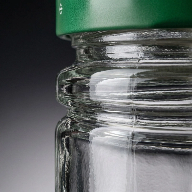 Komplet szklanych słoików tuba 400 ml z wieczkami fi 63 mm do kiszenia i zapraw