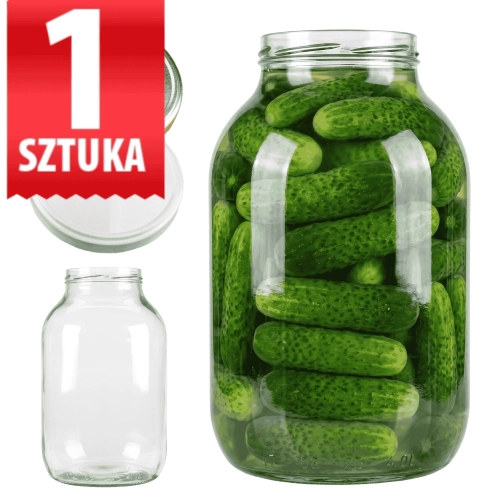 Słoik / Słój szklany 4 L CLASSIC fi 100