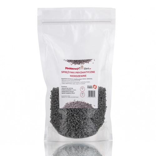 Sprężynki pryzmatyczne nierdzewne 0,5 litra 400 gramów AISI 403