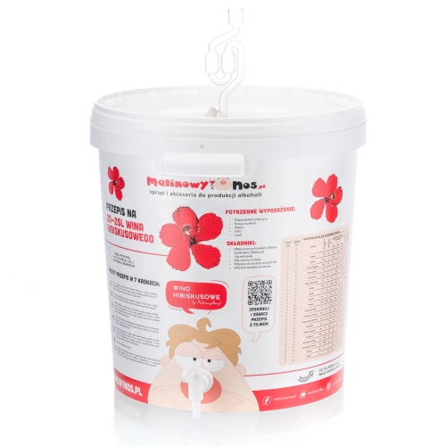 Pojemnik fermentacyjny fermentor biały 34.5 L