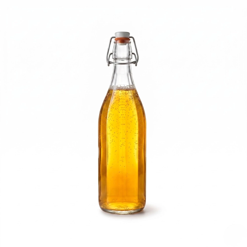 Szklana butelka Costolata 500 ml z zamknięciem swing top do kombuchy soków i nalewek