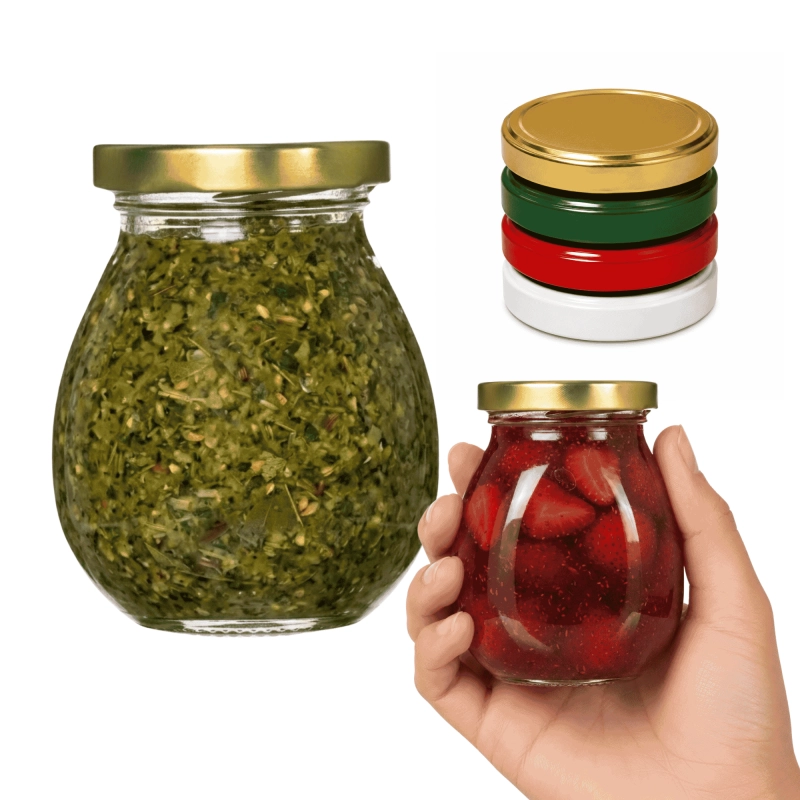Słoik szklany Majo 245 ml zakrętka fi 58 do dżemów i konfitur
