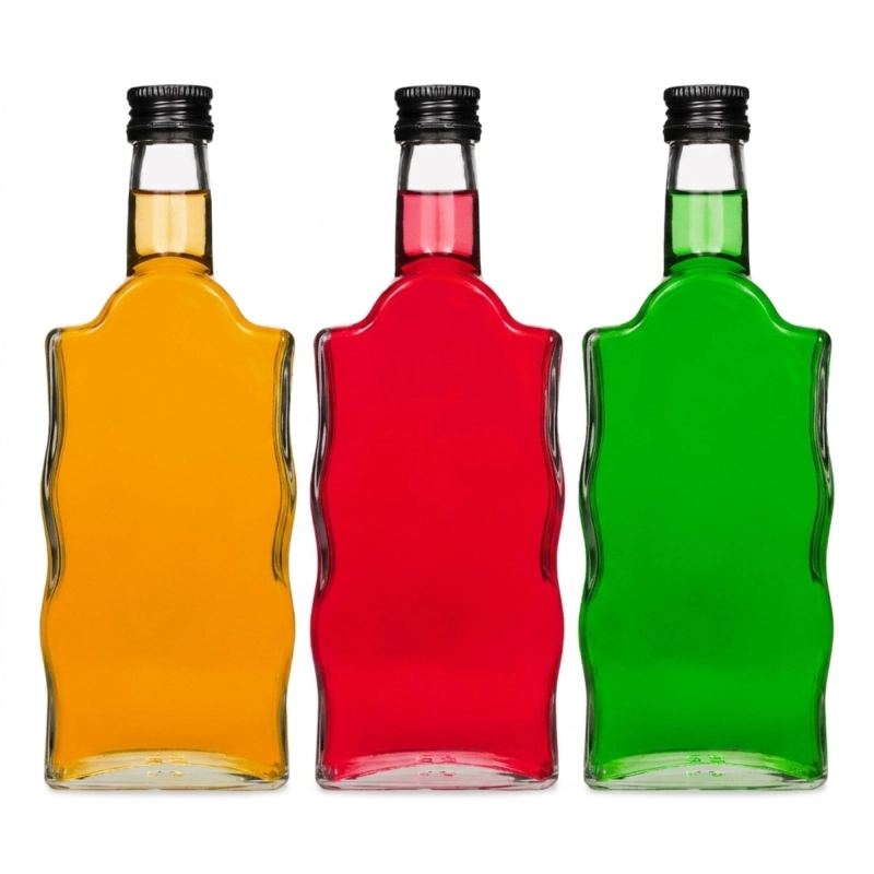 Szklana butelka Warta Fala pół litra z zakrętką fi 28 do bimbru i whisky domowej