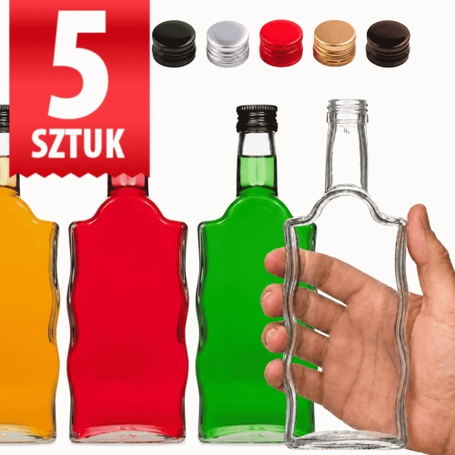 Butelka Warta 500 ml na wódkę nalewkę 5 sztuk 