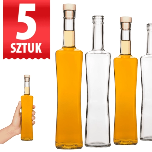 Butelka na nalewkę likier Magnum 500 ml 5 sztuk