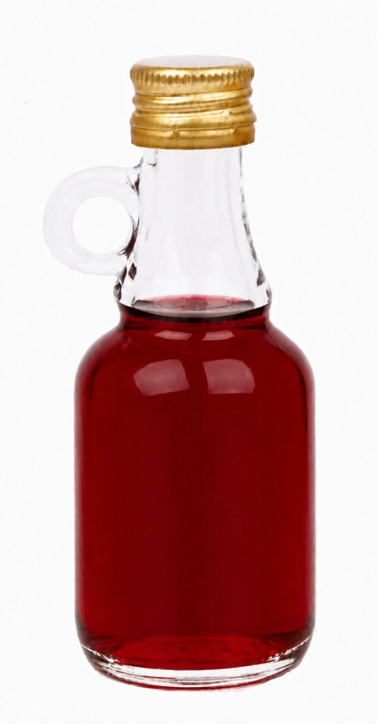 Szklana butelka Gallone 40 ml z zakrętką aluminiową fi 18 do nalewek i degustacji