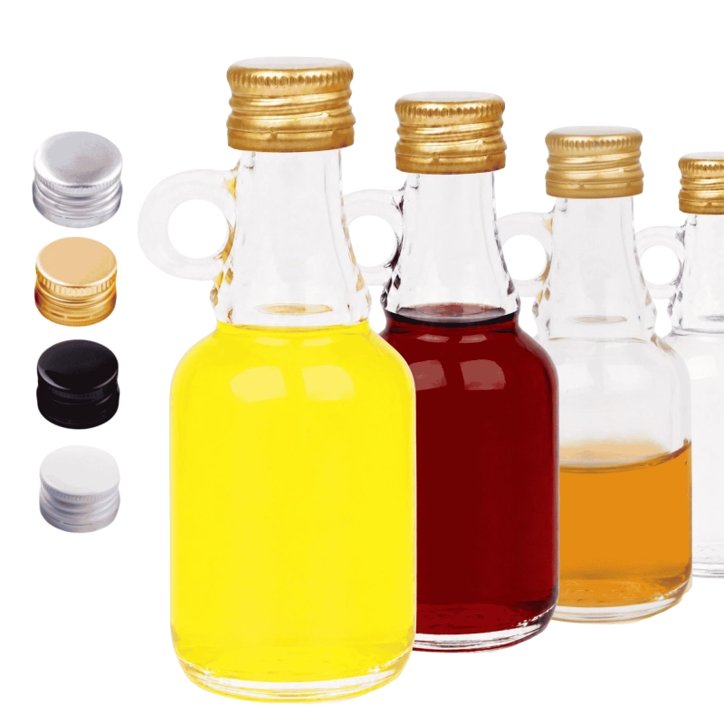 Miniaturki szklane Gallone 40 ml komplet 5 sztuk do próbkowania alkoholi i prezentów