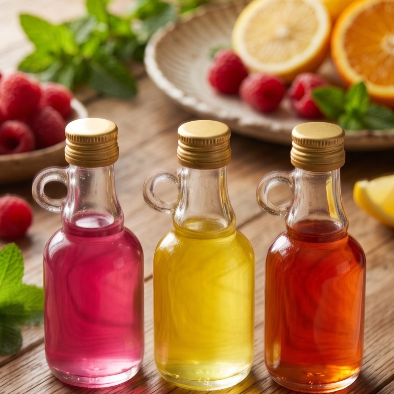 20 sztuk szklanych butelek Gallone 40 ml zakrętka fi 18 do serwowania i próbkowania alkoholi