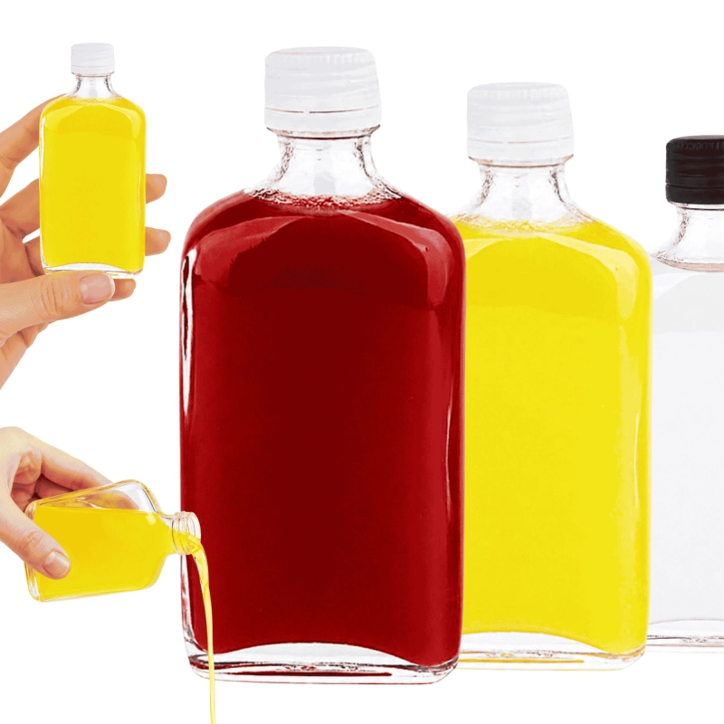 Szklana piersiówka Laura 50 ml zakrętka fi 18 do nalewek