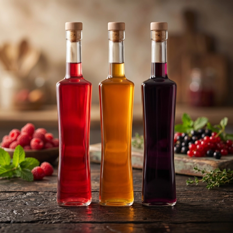 Szklana butelka Magnum 500 ml z grzybkiem do świątecznych nalewek i domowych alkoholi
