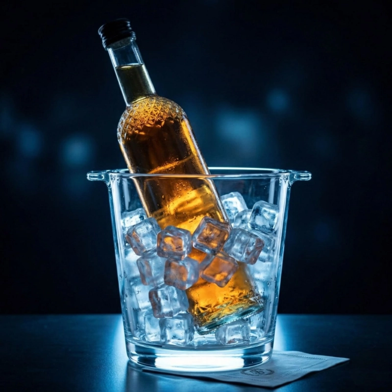 Szklana butelka Nargiz 500 ml nakrętka fi 28 do nalewek