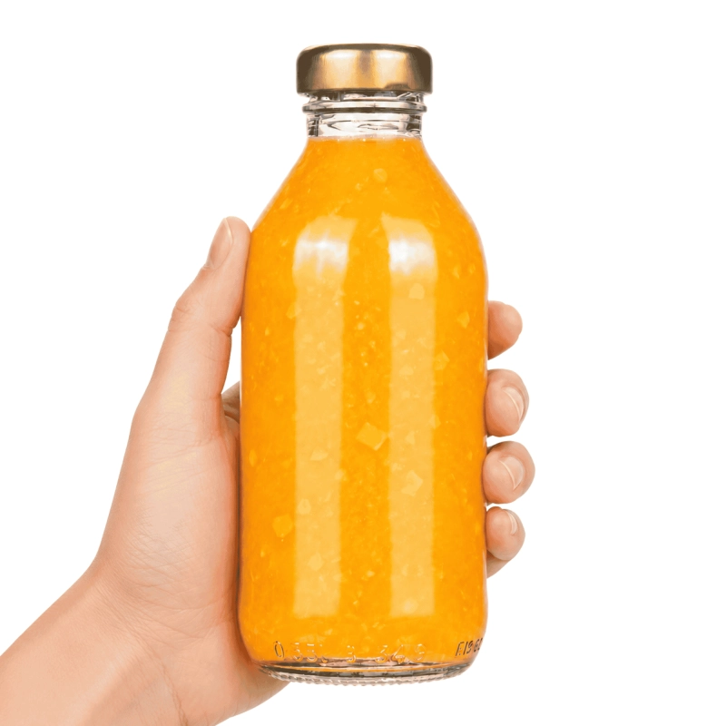 Szklane butelki wielorazowe Kuba 330 ml 30 sztuk do soków owocowych kefiru i mleka