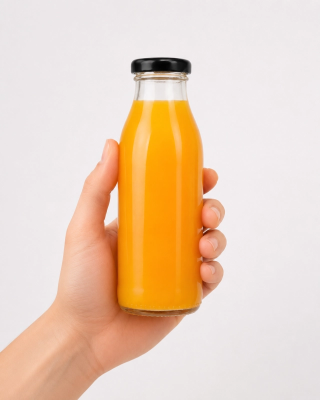Pojemniki szklane Smooth 250 ml do kefiru napojów fermentowanych i przecierów zestaw 5 szt
