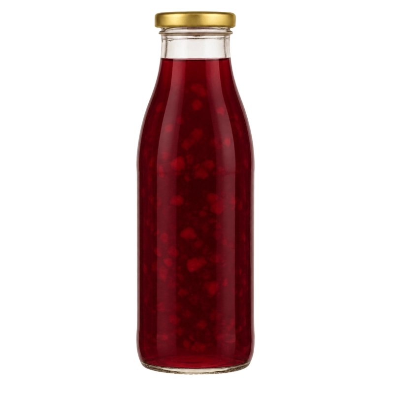 Pakiet 20 butelek szklanych Smooth 750 ml zakrętka fi 48 do soków i kombuchy dla gastronomii