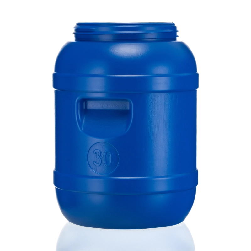 Pojemnik fermentacyjny 30 l z tworzywa HDPE z atestem spożywczym z zagłębieniami do przenoszenia