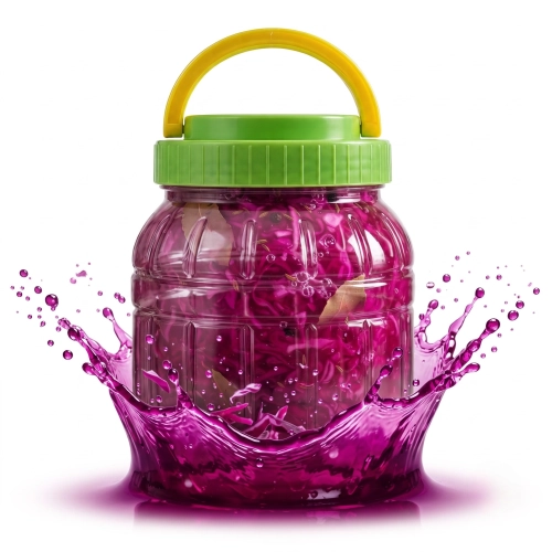 Słój plastikowy PET 1,5 l do spiżarni i pierwszej kiszonki