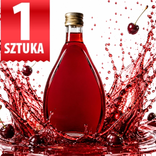 Butelka szklana na nalewki i bimber Nigina 250 ml z zakrętką