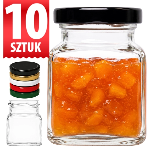 Zeus 120 ml na przyprawy dżemy zestaw 10 słoików