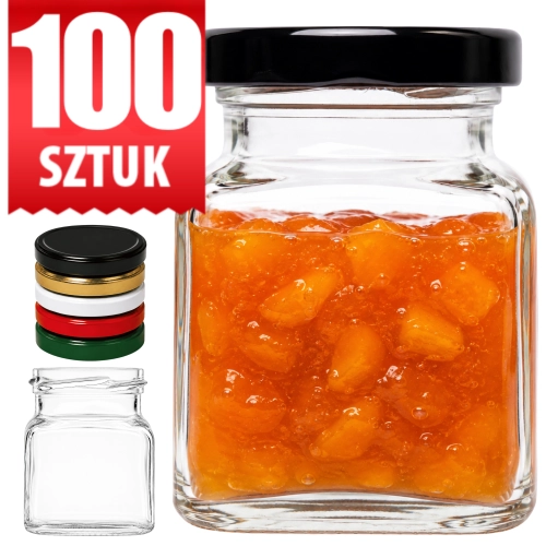 Słoik Zeus 120 ml na przyprawy grzyby przetwory Zestaw 100 sztuk