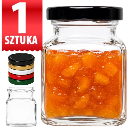 Słoik szklany Zeus 120 ml  na przyprawy miód przetwory 
