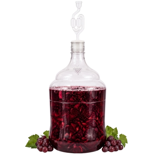 Balon fermentacyjny PET 10 l z korkiem 44/48 mm i rurką fermentacyjną