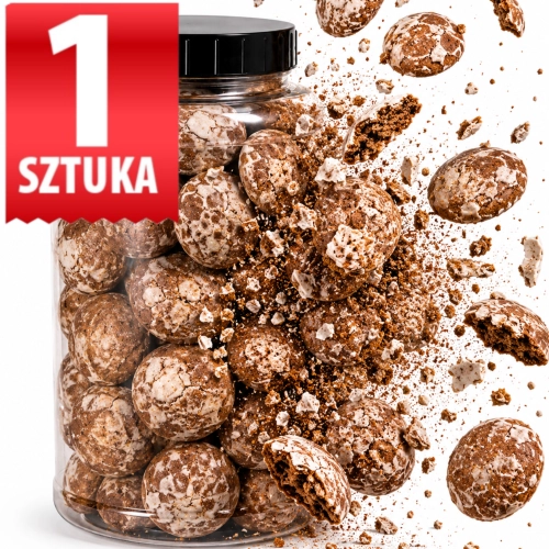 Duży słój PET 2,5 l z atestem spożywczym — pojemnik kuchenny na produkty sypkie 