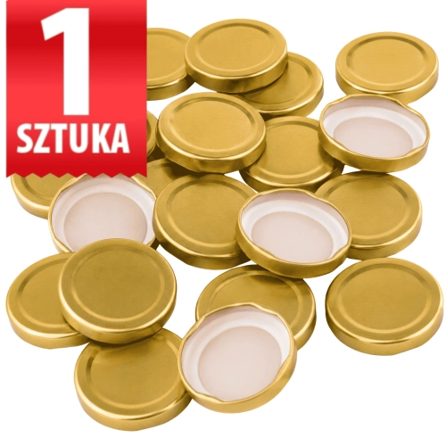 Zakrętka wieczko do butelek 48 mm złote