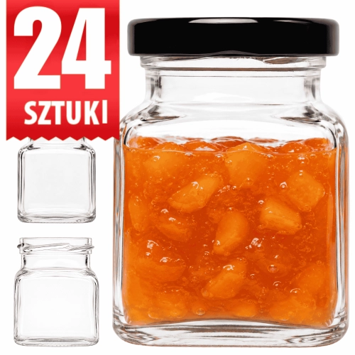 Zeus 120 ml na przyprawy dżemy zestaw 24 słoików