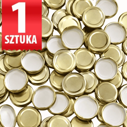 Zakrętka wieczko do butelek 43 mm złota