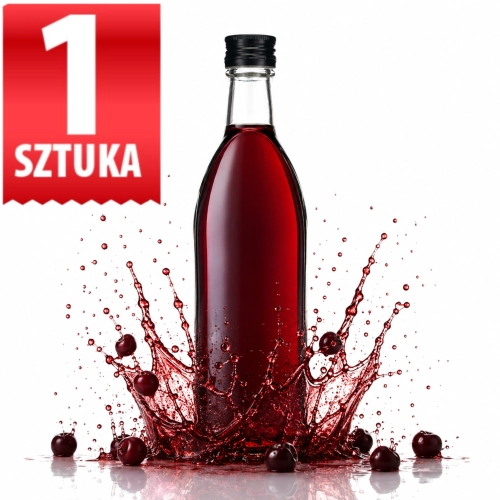 Butelka szklana na nalewki i bimber Nigina 250 ml z zakrętką