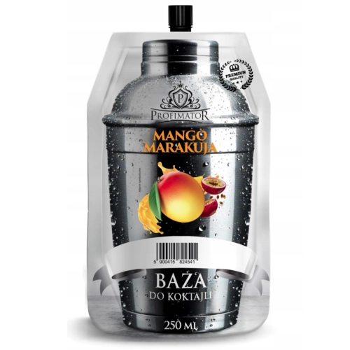 Koncentrat owocowy mango - marakuja  250 ml do nalewek likierów
