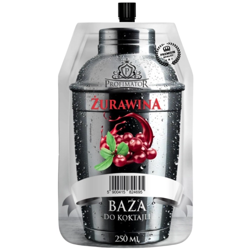 Koncentrat owocowy 250 ml żurawina na nalewki likiery