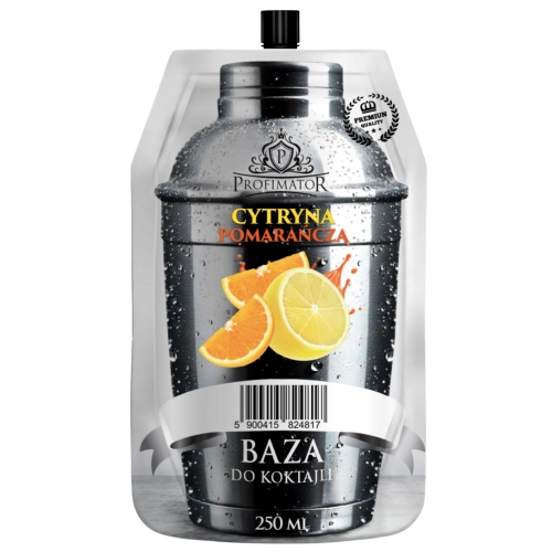 Koncentrat owocowy 250 ml cytryna pomarańcza baza do koktajli nalewki likiery 